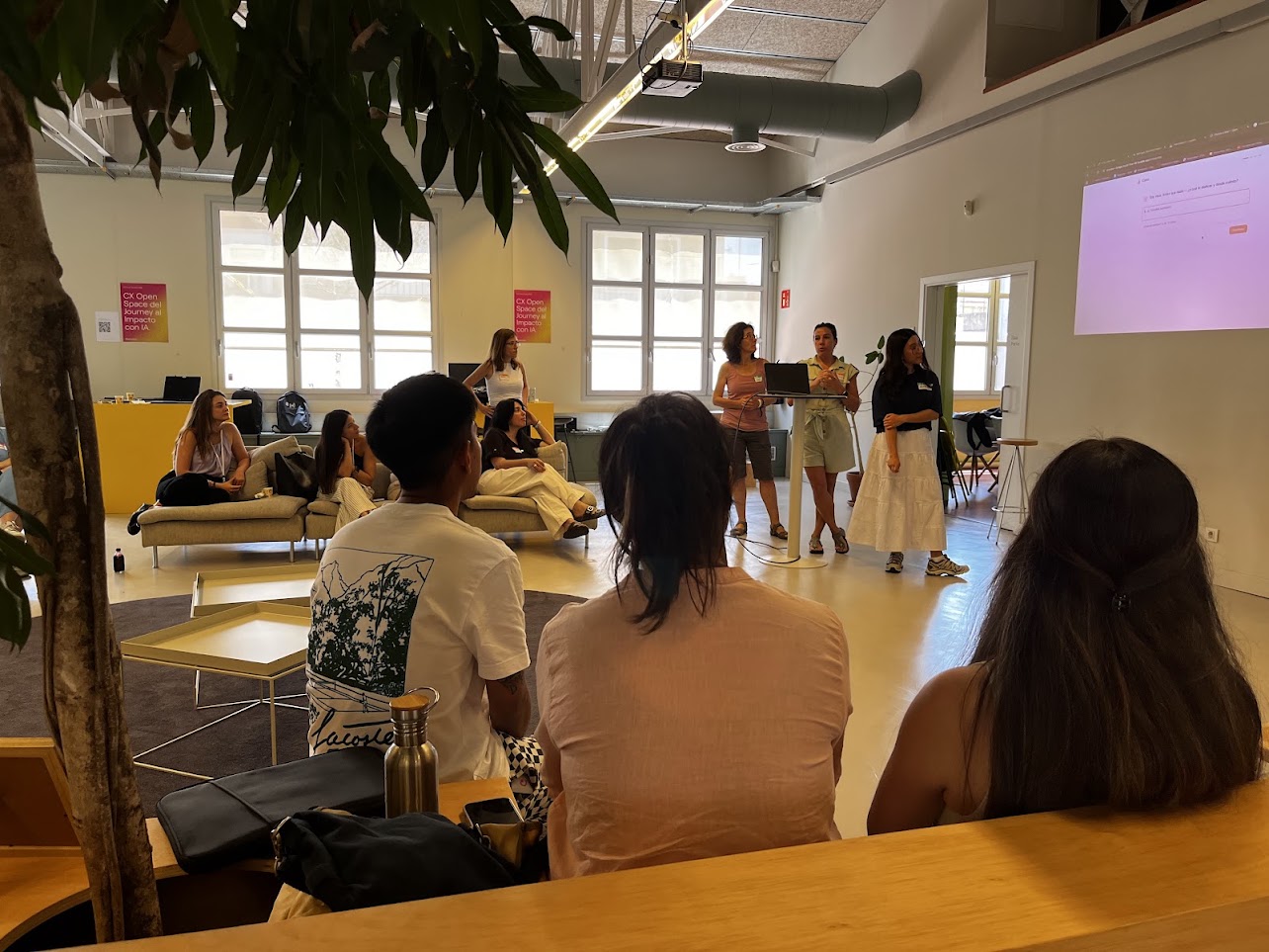 Attendees during a Builders Talk