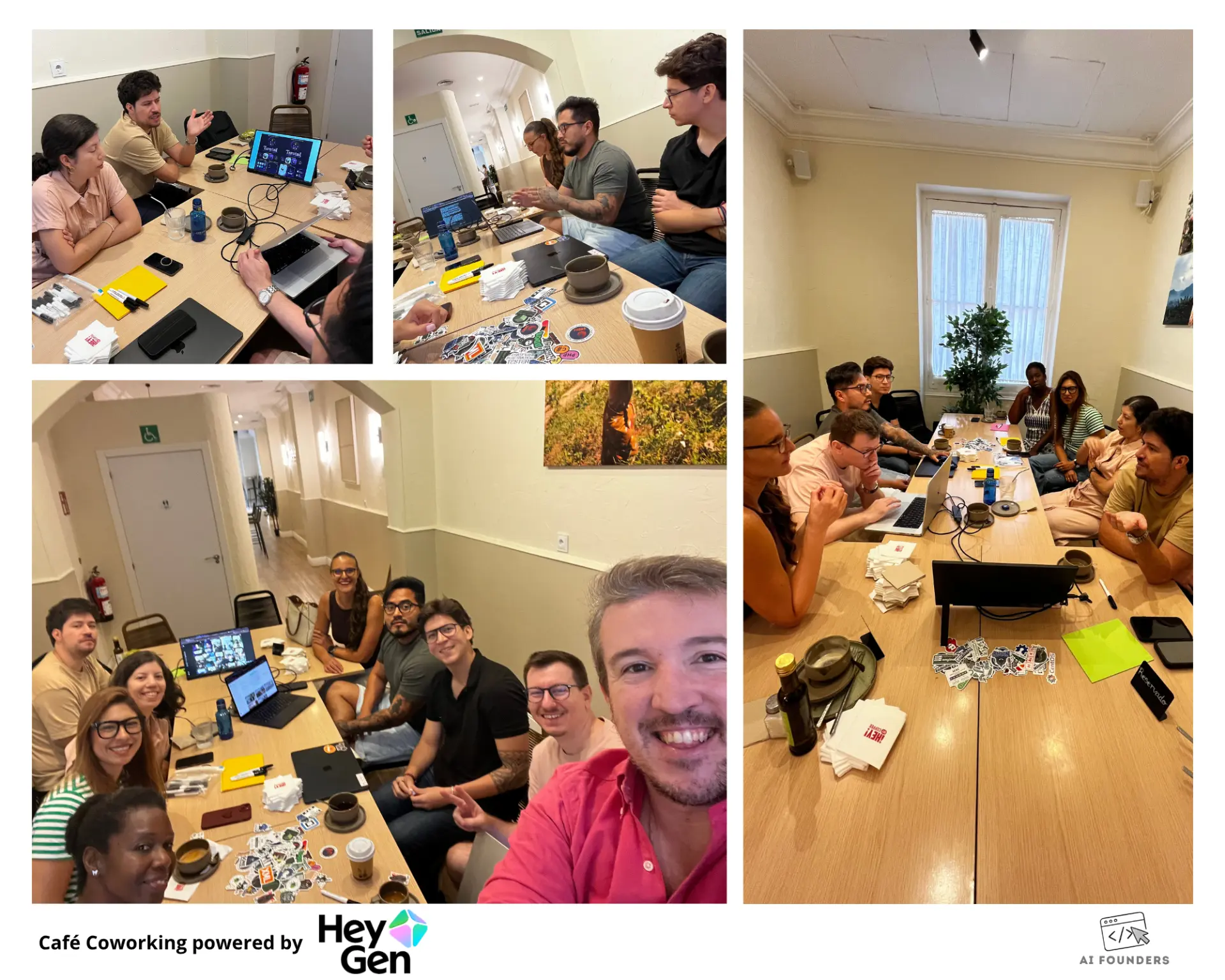 Café Coworking 04 powered by HeyGen & Gamma en Madrid