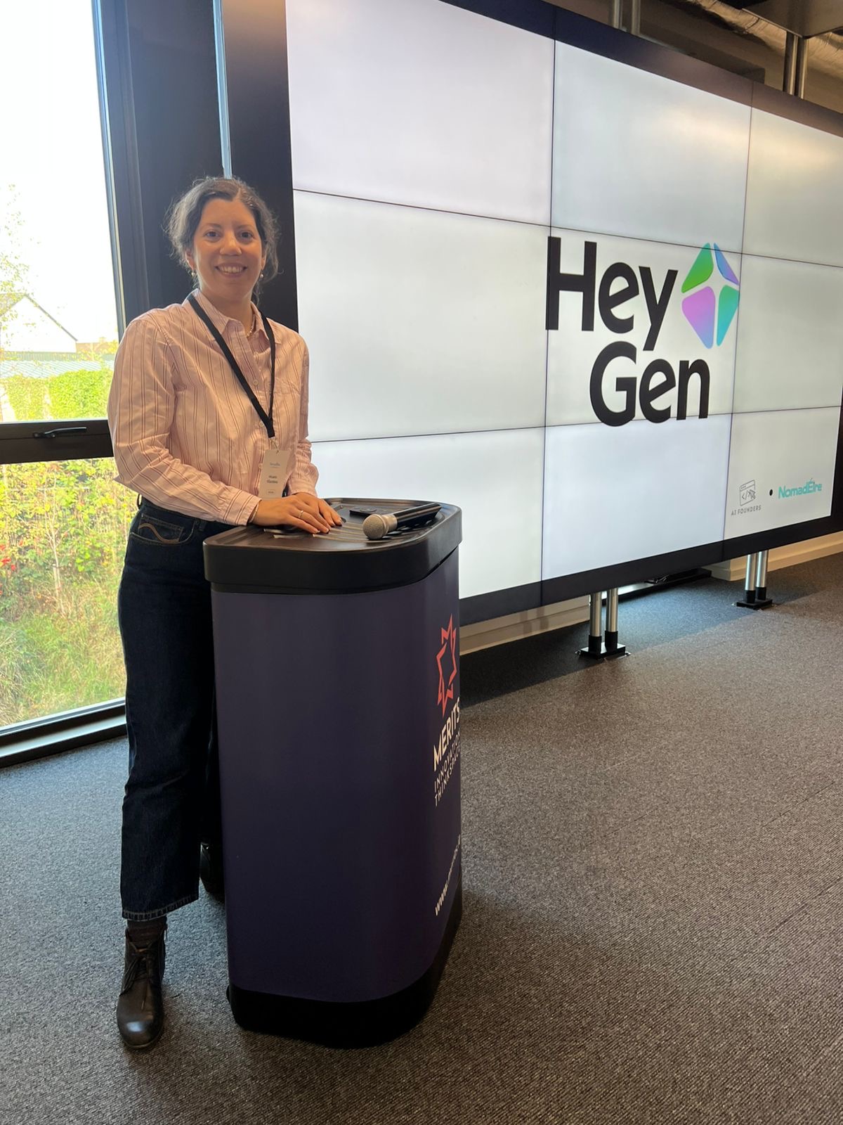Presentación de HeyGen en el BuildJam de Irlanda