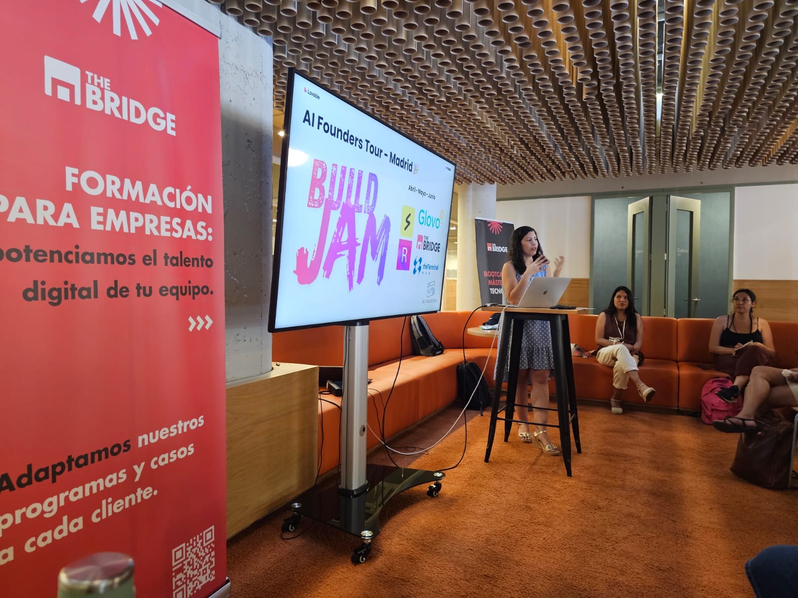 Talk during Girl Power by Lovable at The Bridge