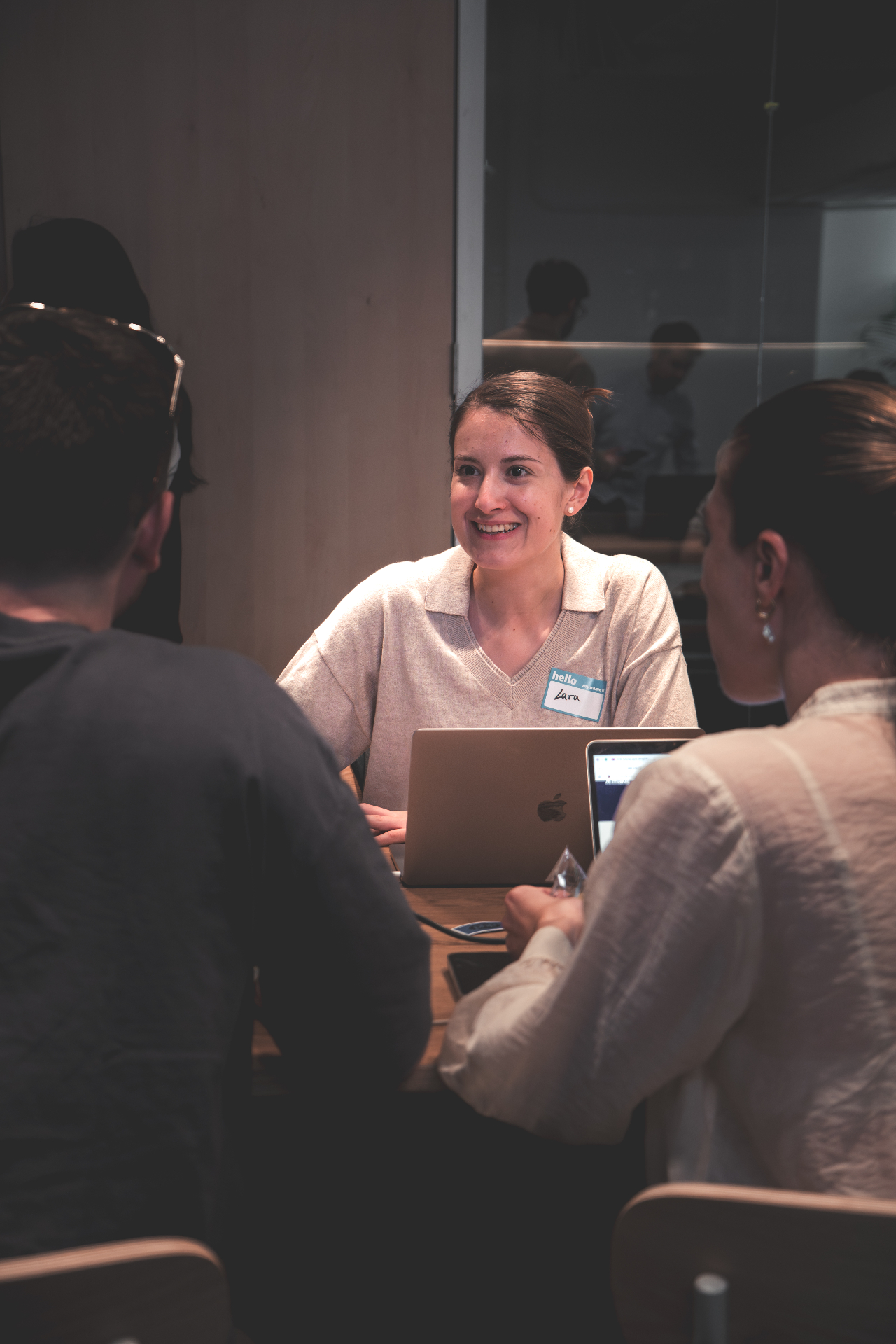 Conversation between participants