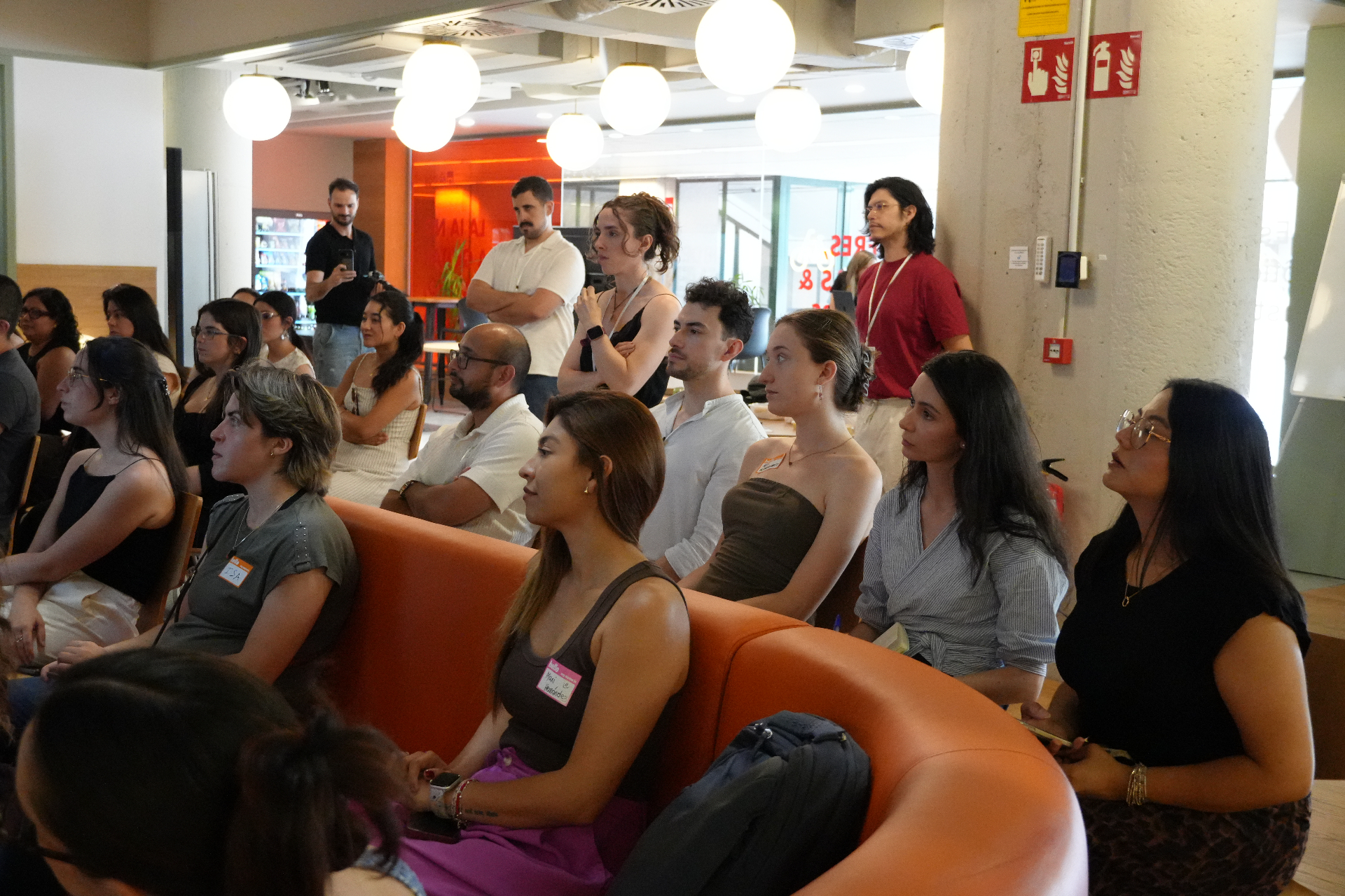 Attendees paying attention during Girl Power