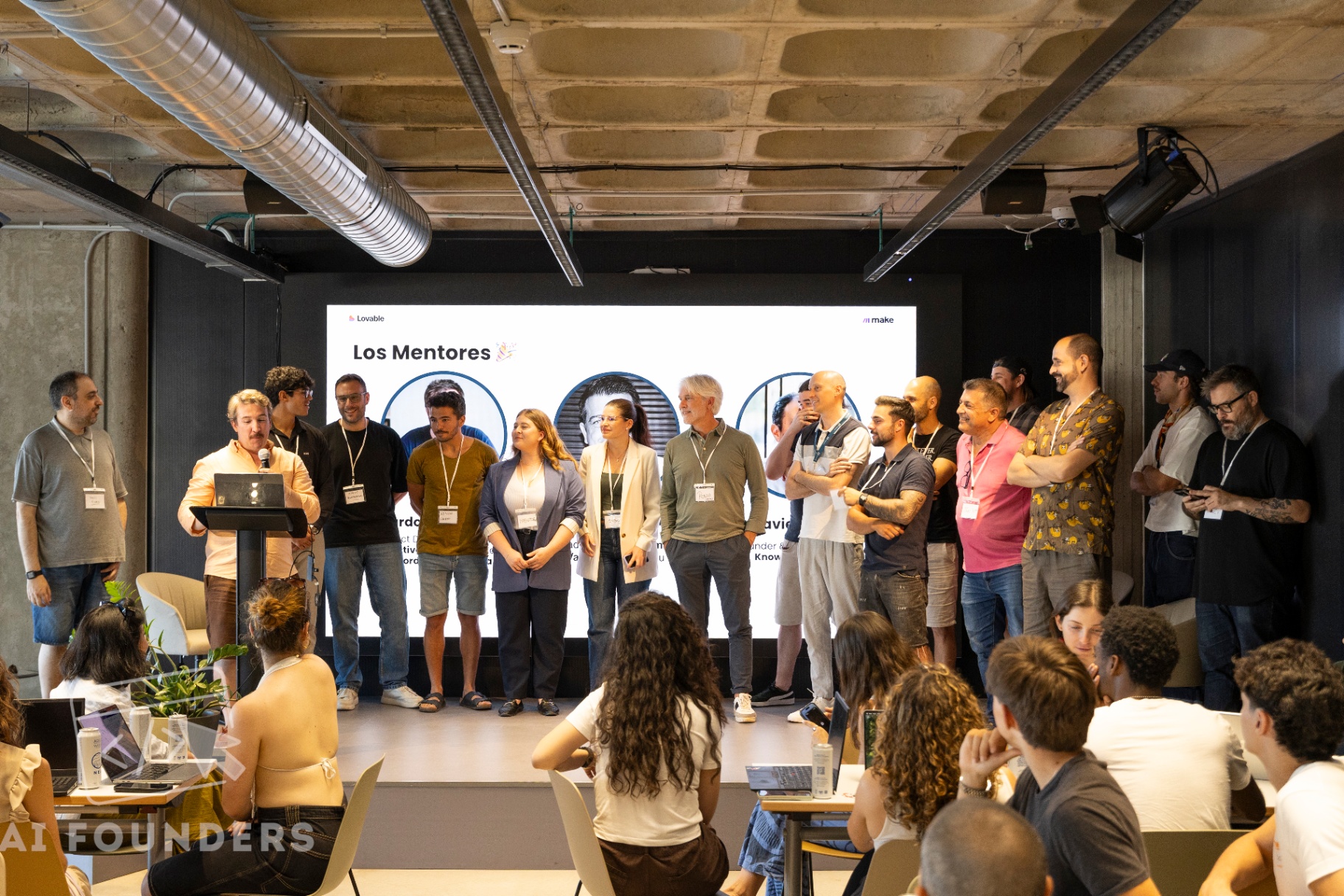 Mentors introduced at the Valencia Buildjam