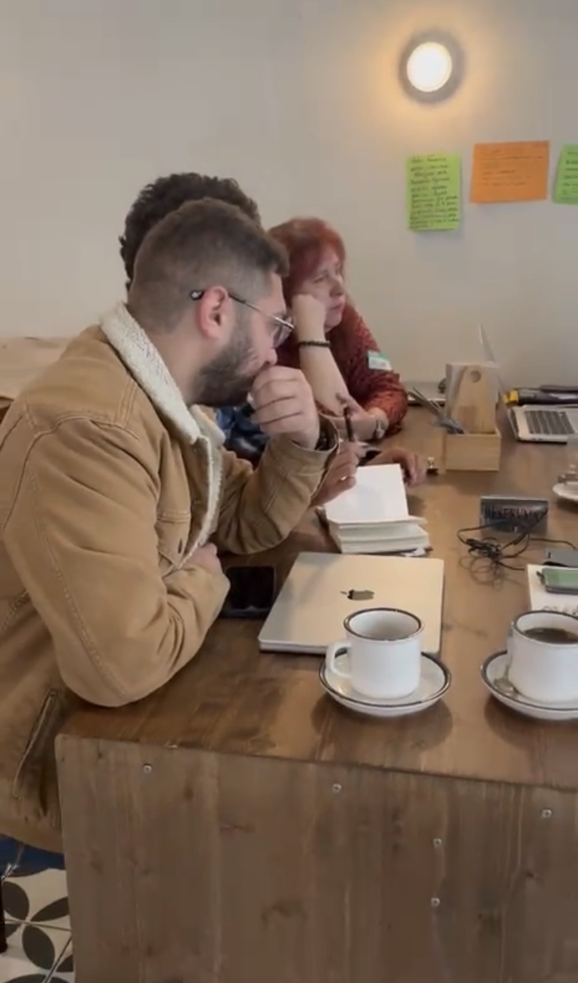 Conversations during Coworking Café 01