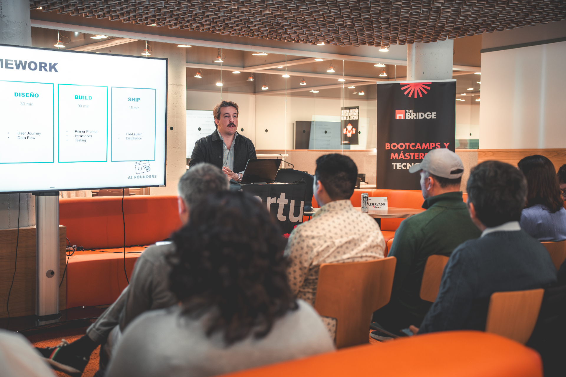 AI Founders talk at The Bridge