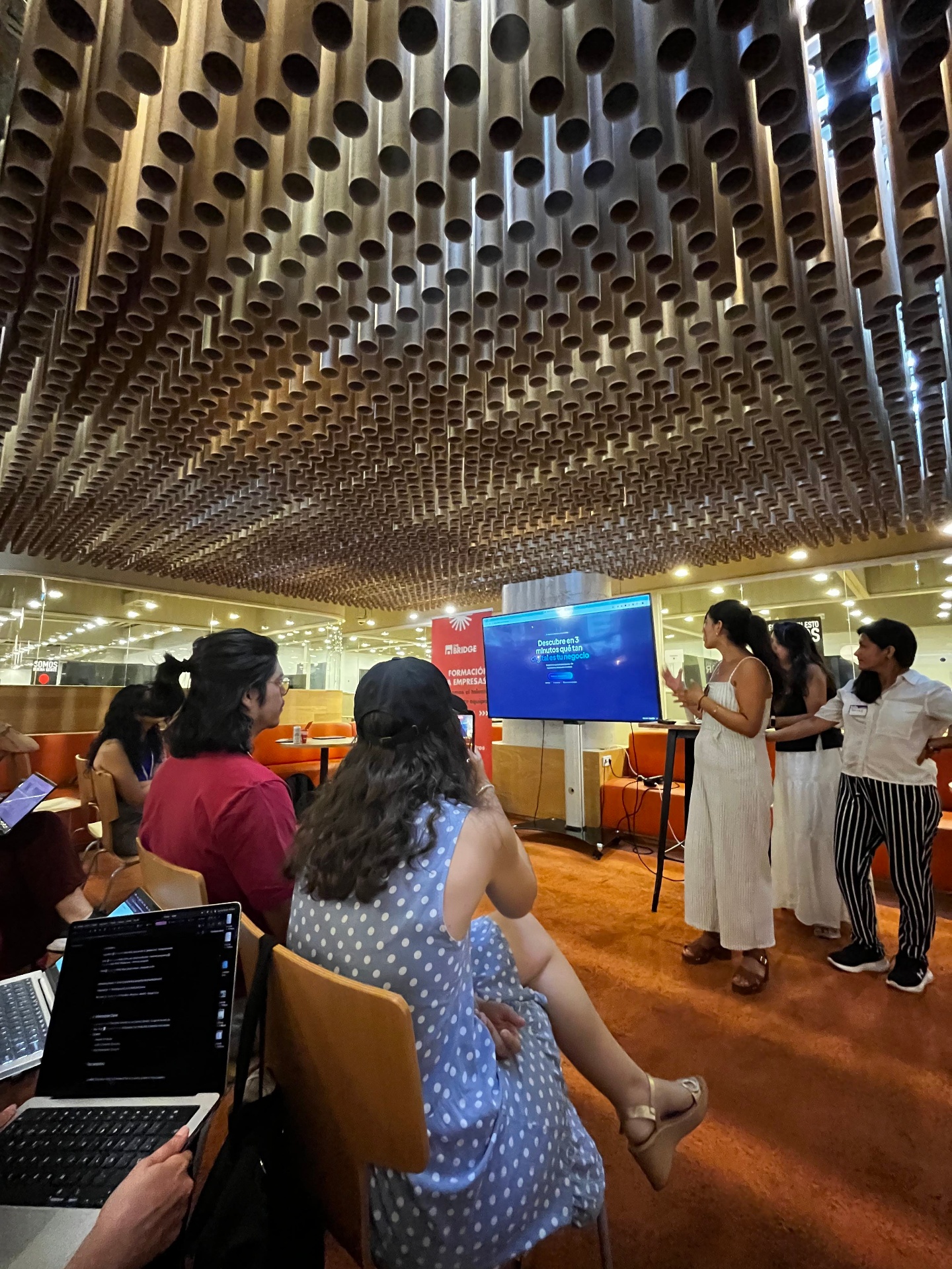 Project presentations at Girl Power
